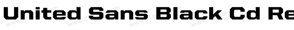 United Sans Black Cd Regular字体转换